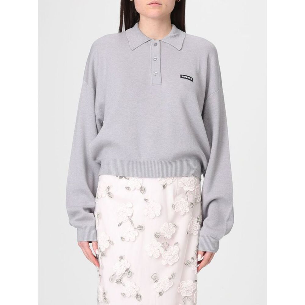 Rotate Women Rotate Cotton Polo Shirt With Logo